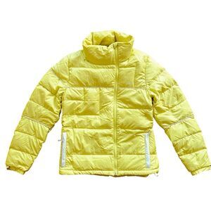 Orage Puffer Jacket Yellow Size Large